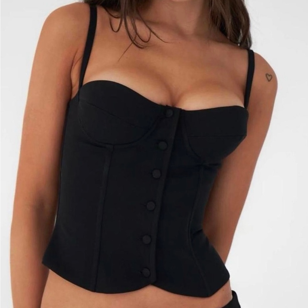 NWT Mirror Palais bustier corset
